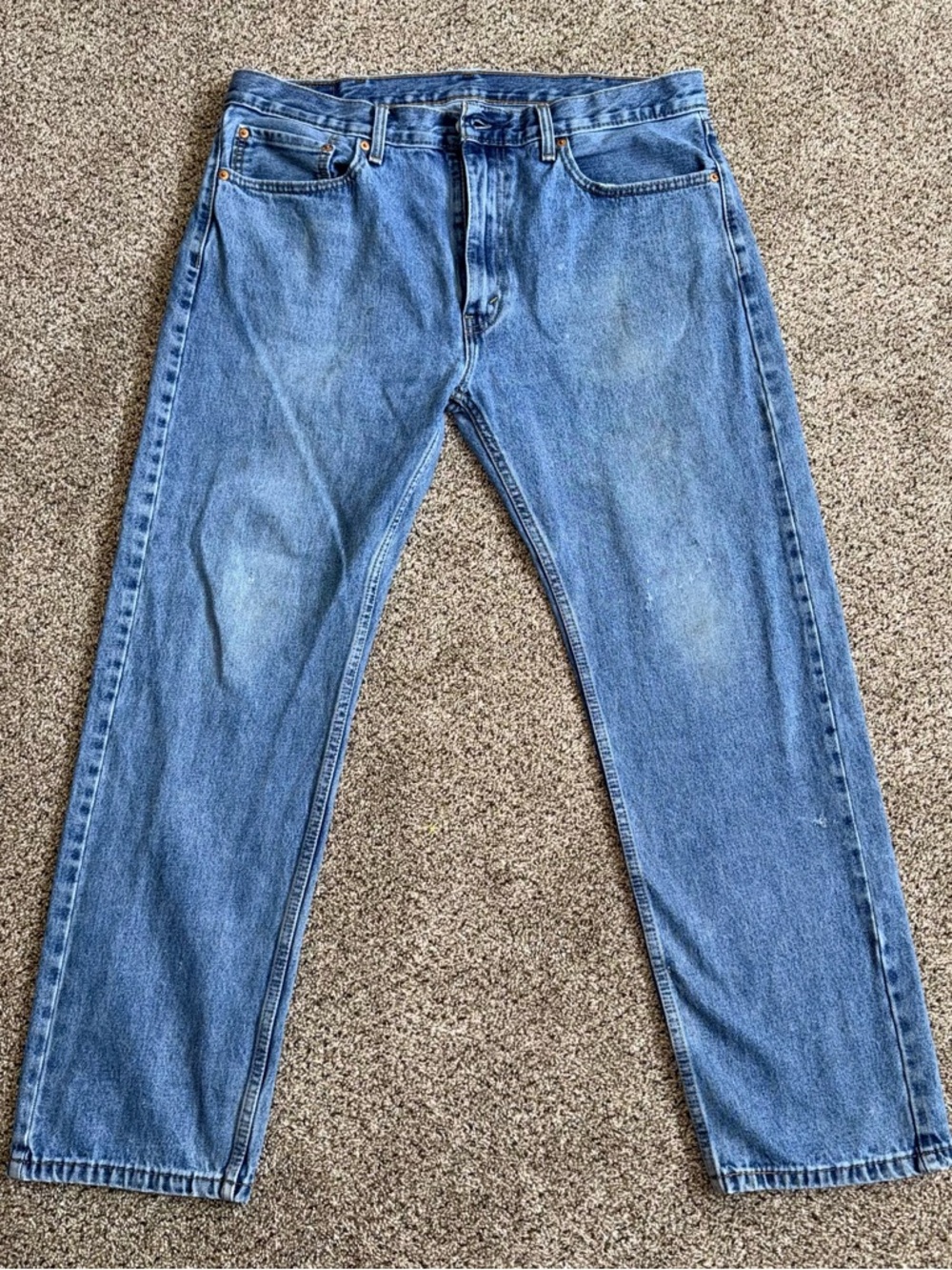 Levi's 505 Men's Light Blue Straight Leg Jeans